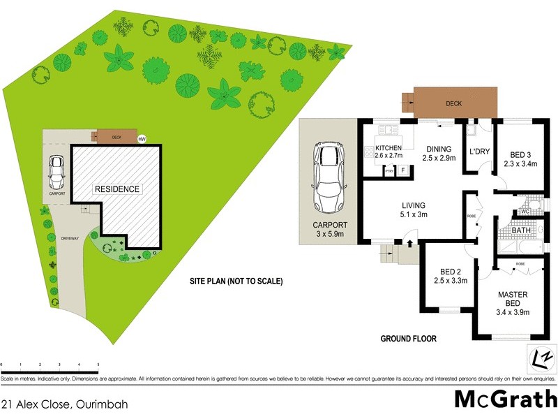 21 Alex Close, Ourimbah NSW 2258 Floorplan