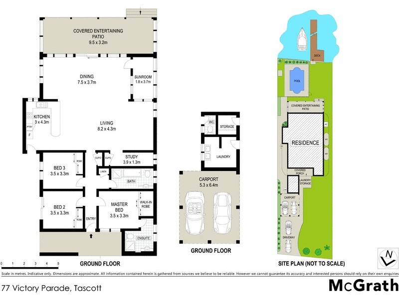 77 Victory Parade, Tascott NSW 2250 Floorplan