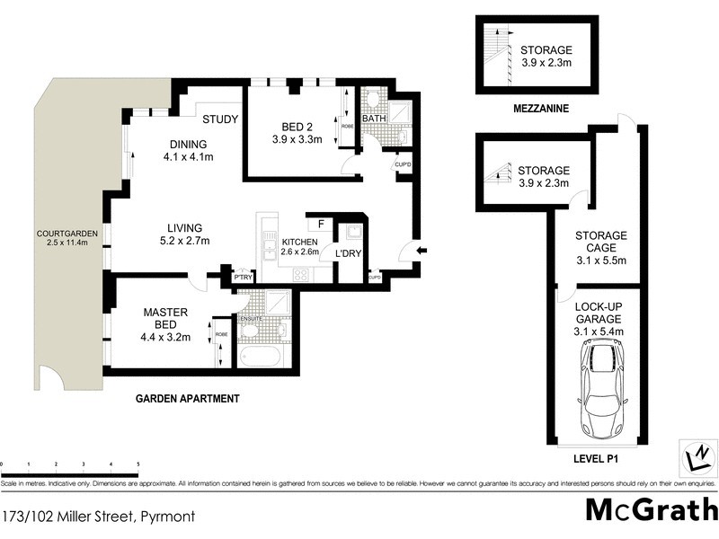 173/102 Miller Street, Pyrmont NSW 2009 Floorplan