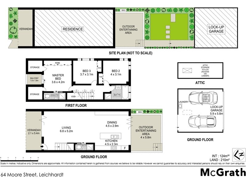 64 Moore Street, Leichhardt NSW 2040 Floorplan