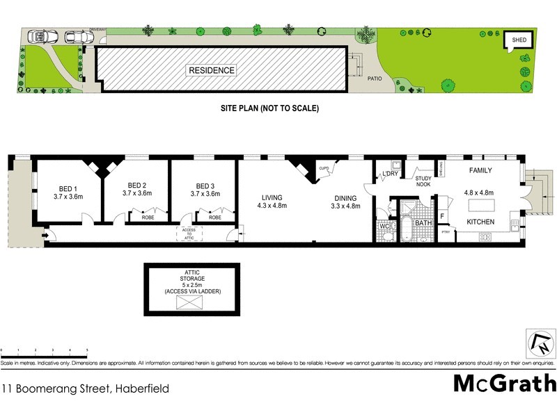 11 Boomerang Street, Haberfield NSW 2045 Floorplan