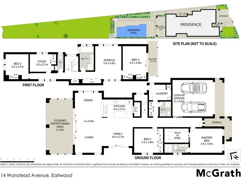 14 Wanstead Avenue, Earlwood NSW 2206 Floorplan