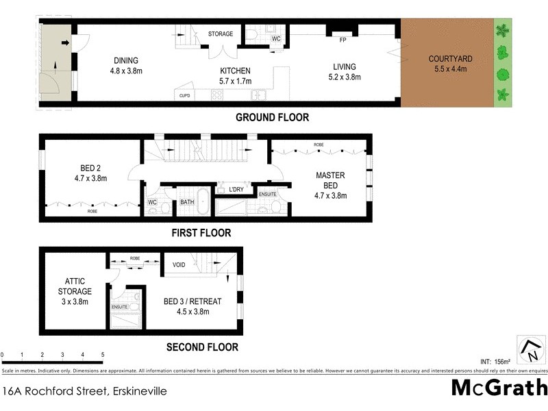 16A Rochford Street, Erskineville NSW 2043 Floorplan