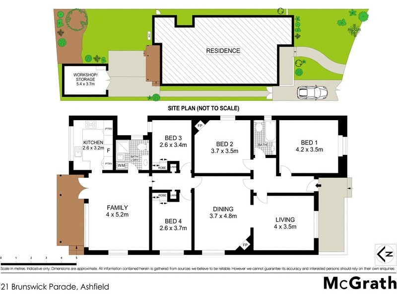 21 Brunswick Parade, Ashfield NSW 2131 Floorplan