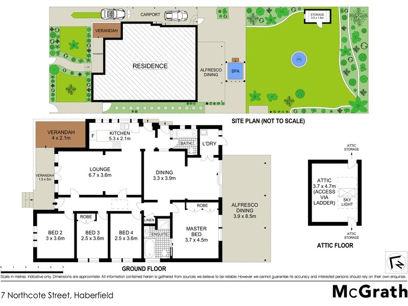 7 Northcote Street, Haberfield NSW 2045 Floorplan