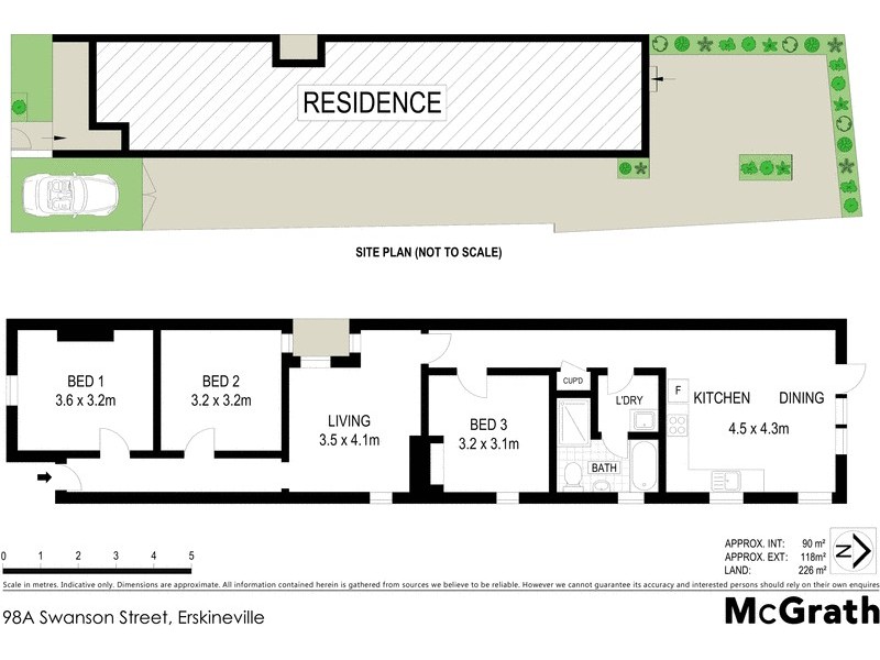 98A Swanson Street, Erskineville NSW 2043 Floorplan