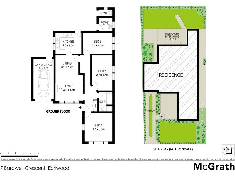 7 Bardwell Crescent, Earlwood NSW 2206 Floorplan