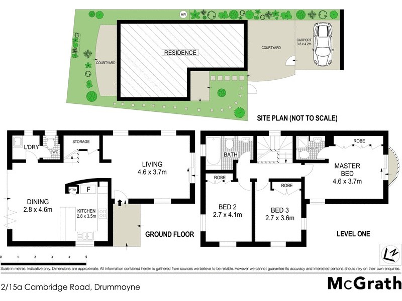 2/15A Cambridge Road, Drummoyne NSW 2047 Floorplan