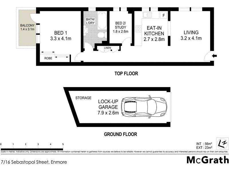 7/16 Sebastopol Street, Enmore NSW 2042 Floorplan