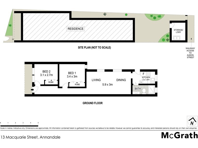 13 Macquarie Street, Annandale NSW 2038 Floorplan