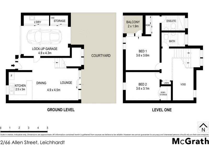 2/66 Allen Street, Leichhardt NSW 2040 Floorplan