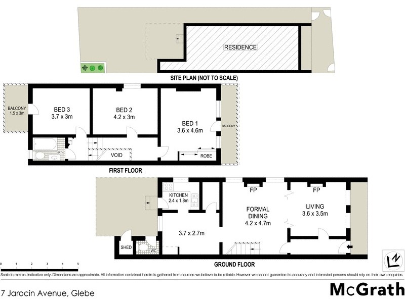 7 Jarocin Avenue, Glebe NSW 2037 Floorplan
