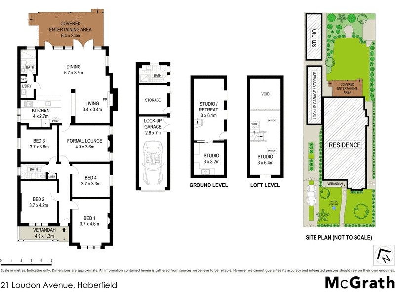 21 Loudon Avenue, Haberfield NSW 2045 Floorplan