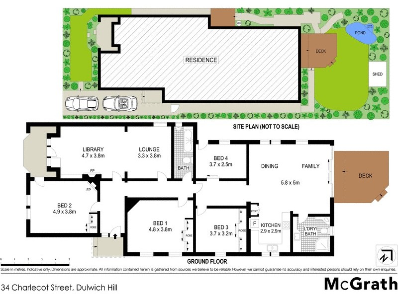 34 Charlecot Street, Dulwich Hill NSW 2203 Floorplan