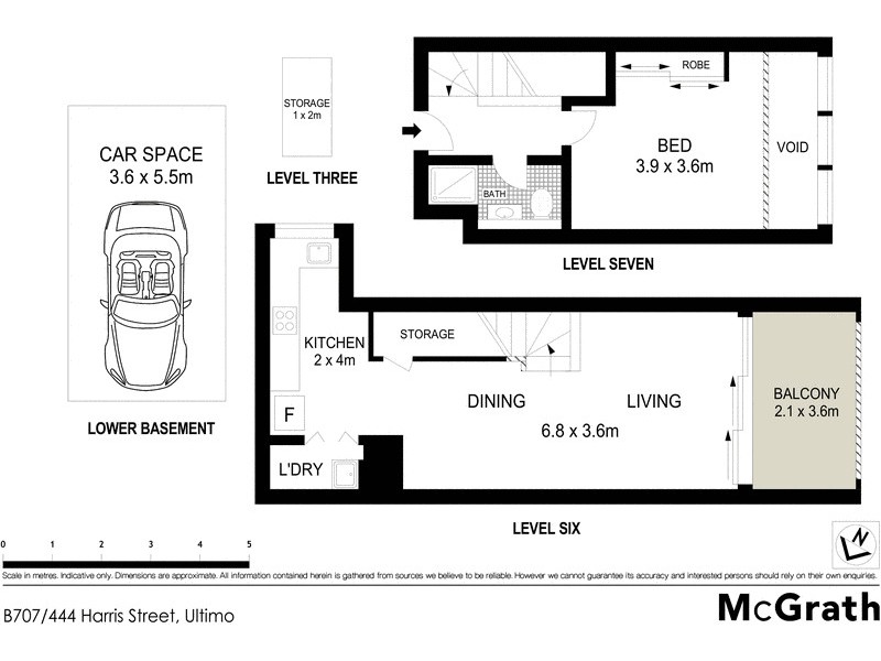 B707/444 Harris Street, Ultimo NSW 2007 Floorplan