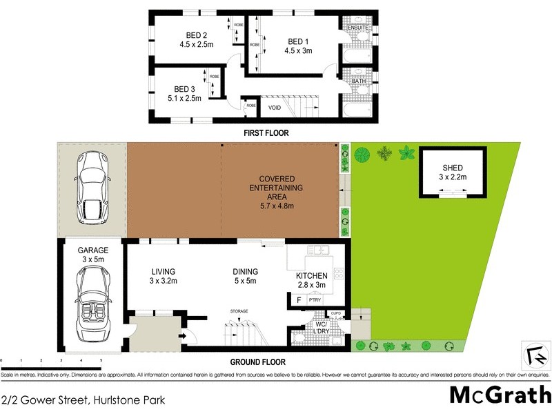 2/2 Gower Street, Hurlstone Park NSW 2193 Floorplan