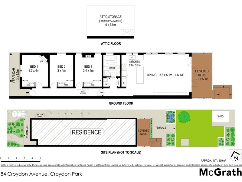 84 Croydon Avenue, Croydon Park NSW 2133 Floorplan