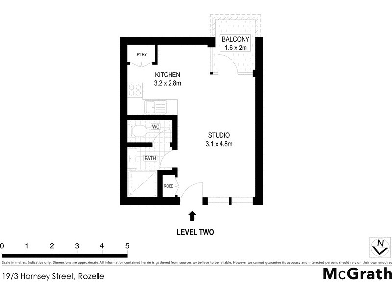 19/3 Hornsey Street, Rozelle NSW 2039 Floorplan