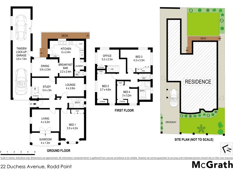 22 Duchess Avenue, Rodd Point NSW 2046 Floorplan