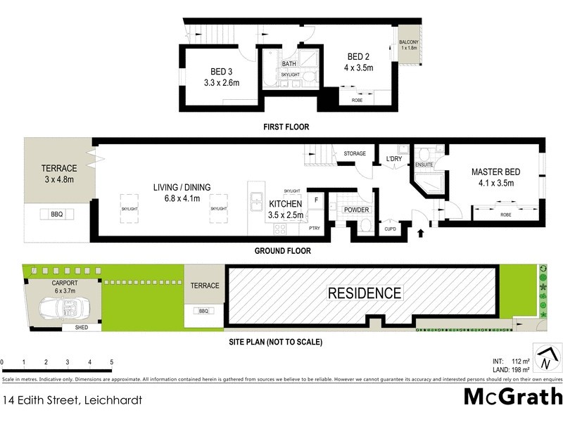 14 Edith Street, Leichhardt NSW 2040 Floorplan