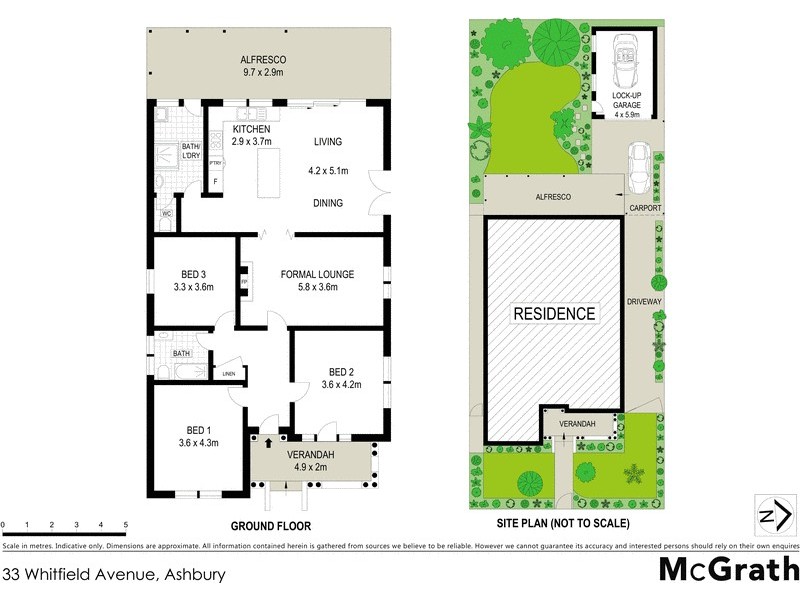 33 Whitfield Avenue, Ashbury NSW 2193 Floorplan