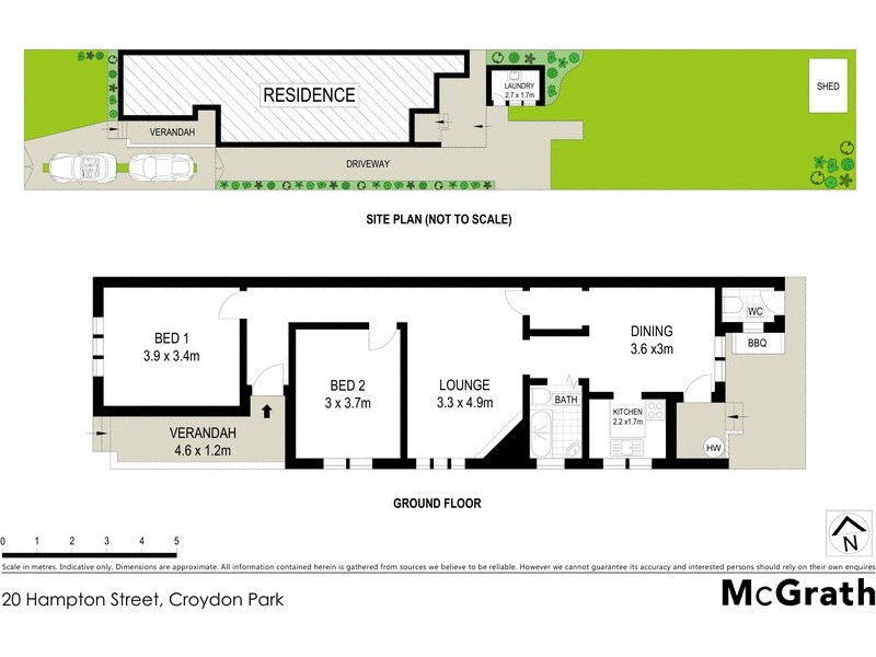 20 Hampton Street, Croydon Park NSW 2133 Floorplan