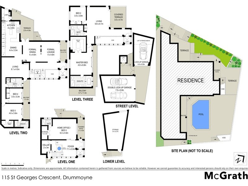 115 St Georges Crescent, Drummoyne NSW 2047 Floorplan