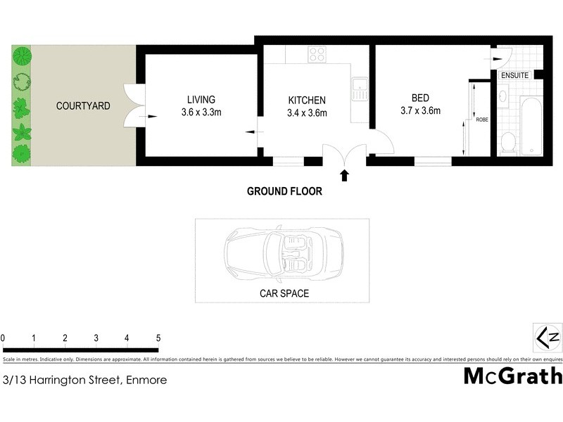 3/13 Harrington Street, Enmore NSW 2042 Floorplan