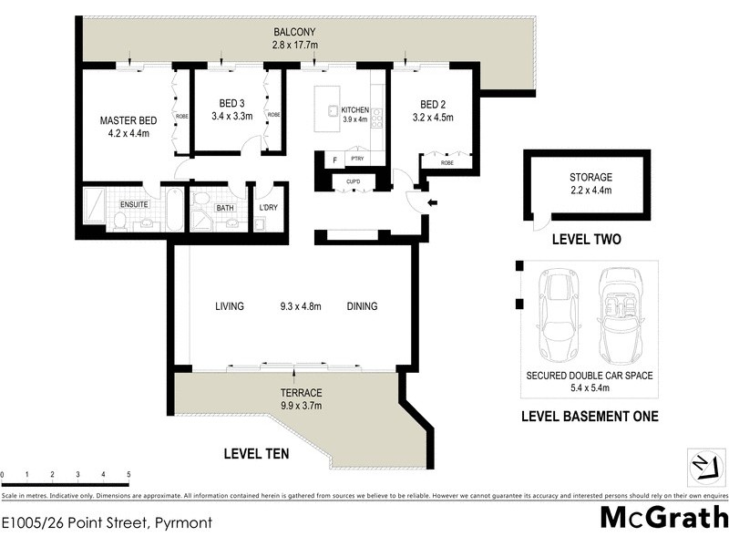 E1005/26 Point Street, Pyrmont NSW 2009 Floorplan
