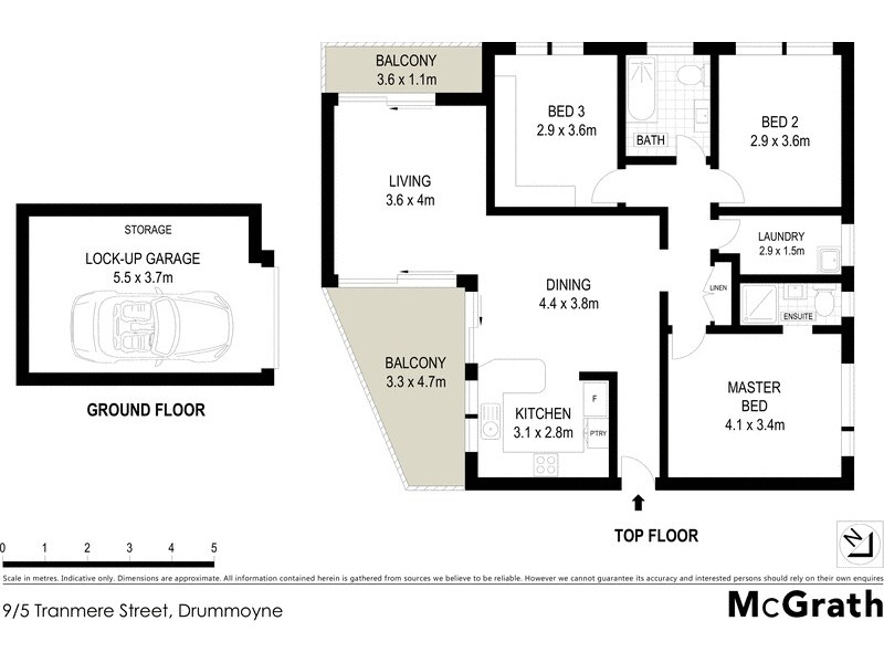 9/5 Tranmere Street, Drummoyne NSW 2047 Floorplan