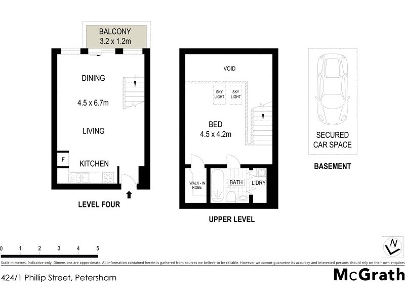 424/1 Phillip Street, Petersham NSW 2049 Floorplan