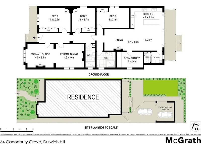 64 Canonbury Grove, Dulwich Hill NSW 2203 Floorplan