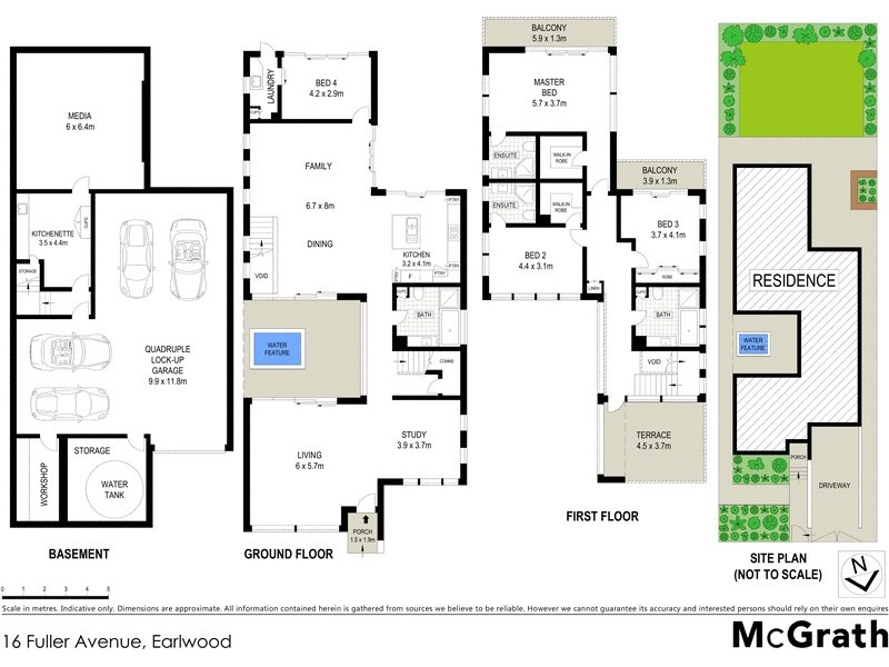 16 Fuller Avenue, Earlwood NSW 2206 Floorplan