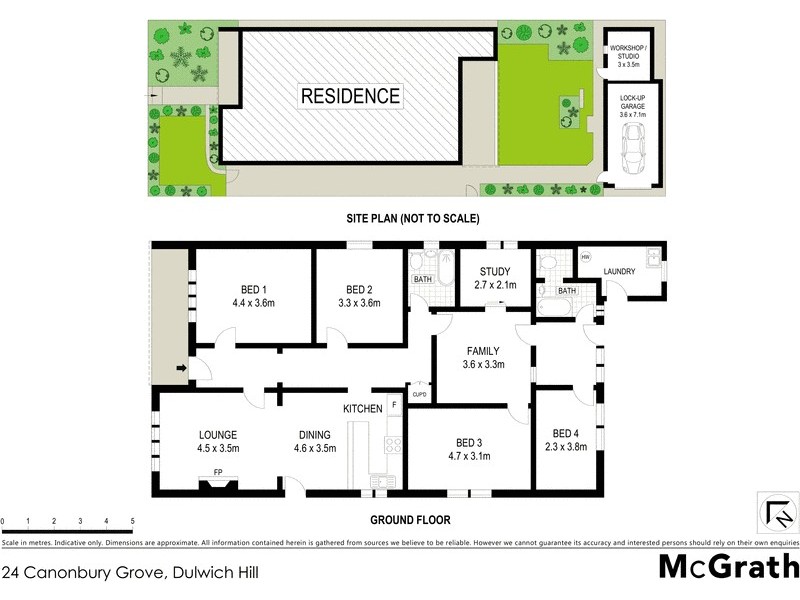 24 Canonbury Grove, Dulwich Hill NSW 2203 Floorplan