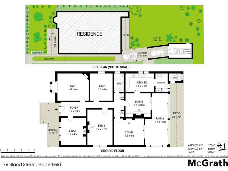 176 Bland Street, Haberfield NSW 2045 Floorplan