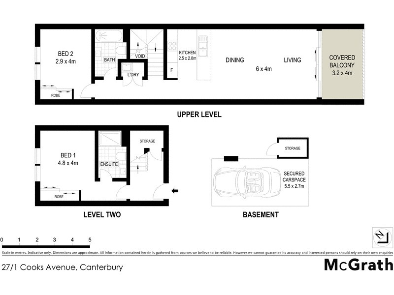 27/1 Cooks Avenue, Canterbury NSW 2193 Floorplan