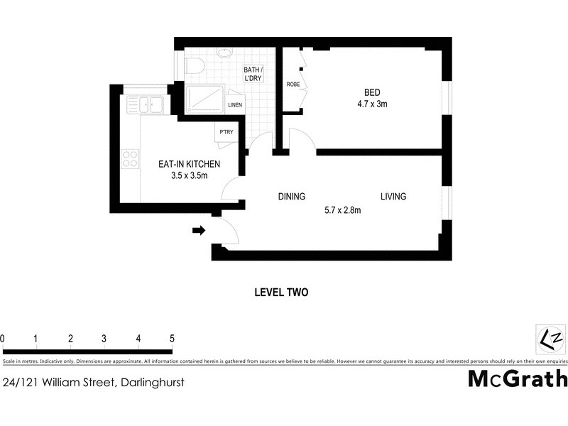 24/121 William Street, Darlinghurst NSW 2010 Floorplan