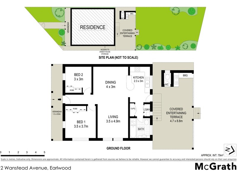 2 Wanstead Avenue, Earlwood NSW 2206 Floorplan