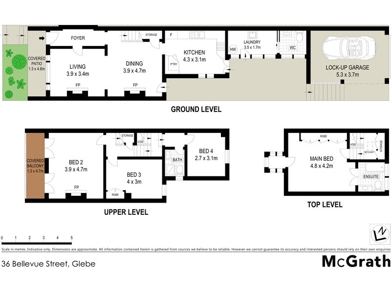 36 Bellevue Street, Glebe NSW 2037 Floorplan