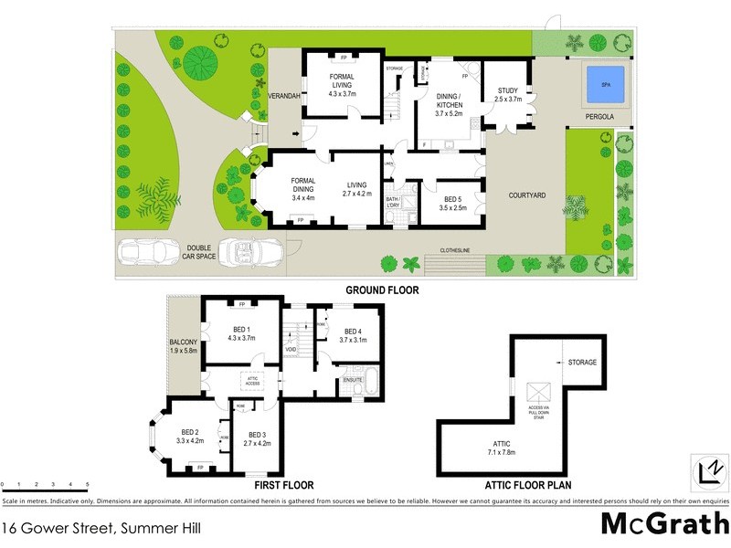 16 Gower Street, Summer Hill NSW 2130 Floorplan