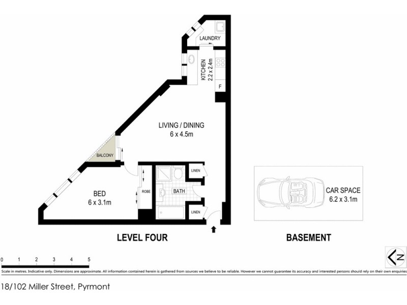 18/102 Miller Street, Pyrmont NSW 2009 Floorplan
