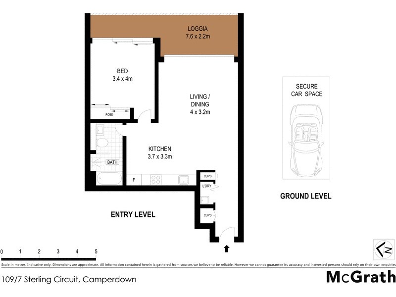 109/7 Sterling Circuit, Camperdown NSW 2050 Floorplan