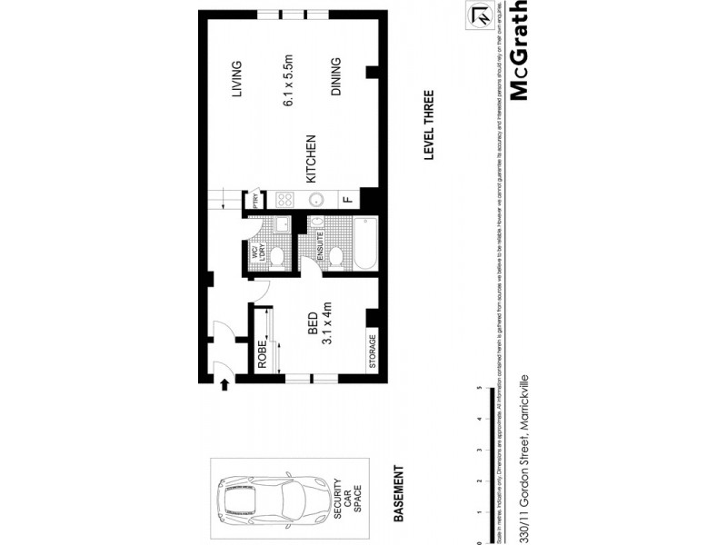 330/11 Gordon Street, Marrickville NSW 2204 Floorplan