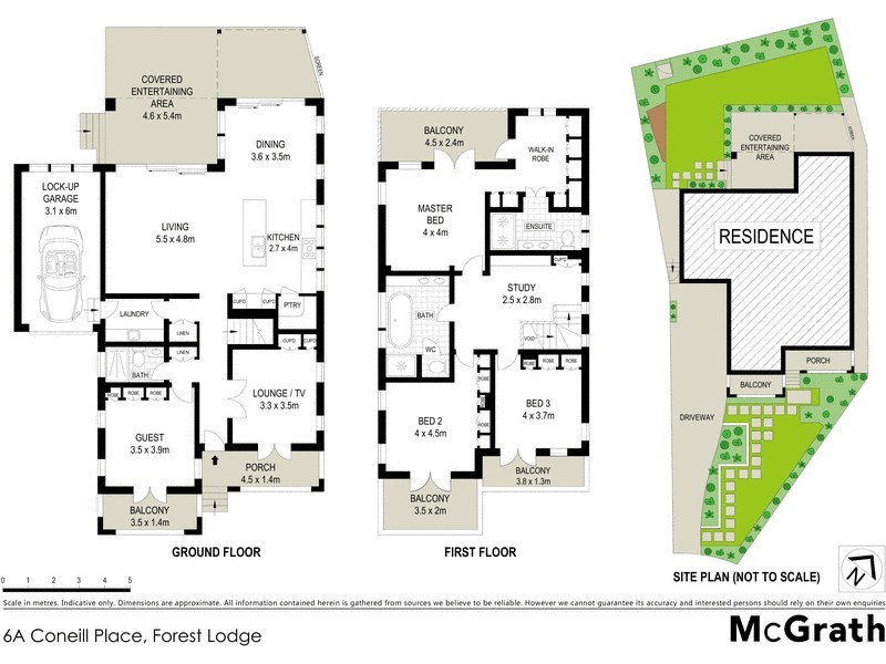 6A Coneill Place, Forest Lodge NSW 2037 Floorplan