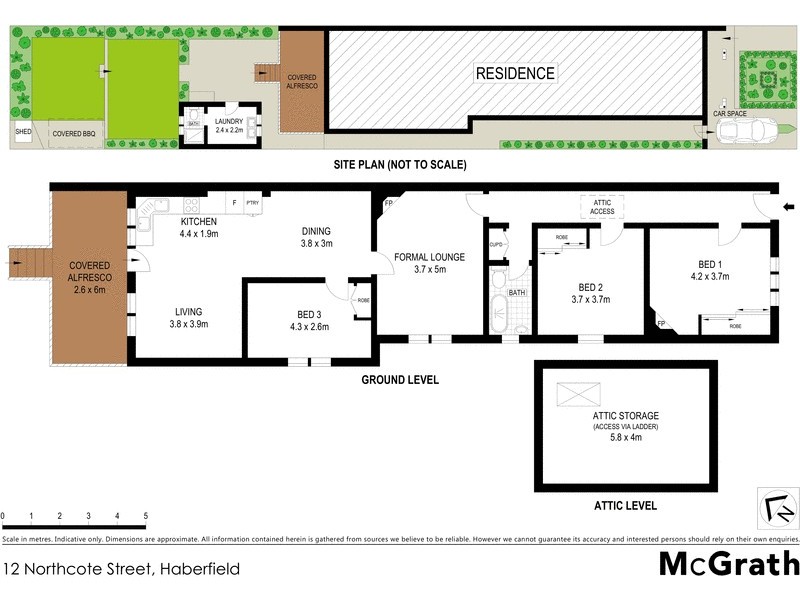 12 Northcote Street, Haberfield NSW 2045 Floorplan