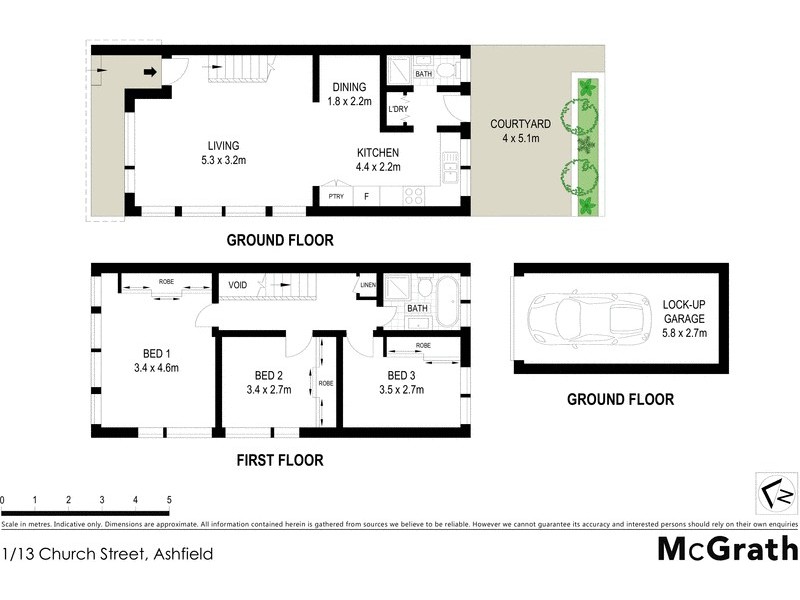 1/13 Church Street, Ashfield NSW 2131 Floorplan