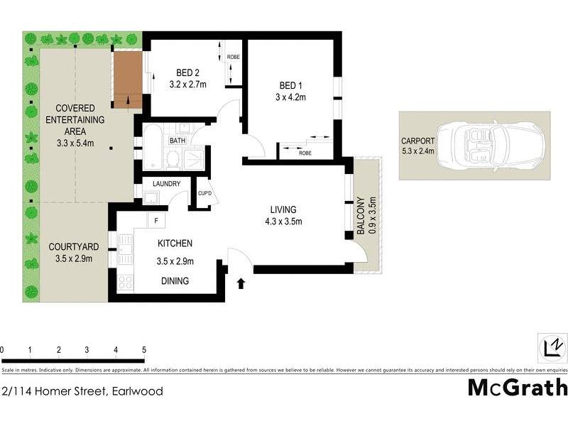 2/114 Homer Street, Earlwood NSW 2206 Floorplan