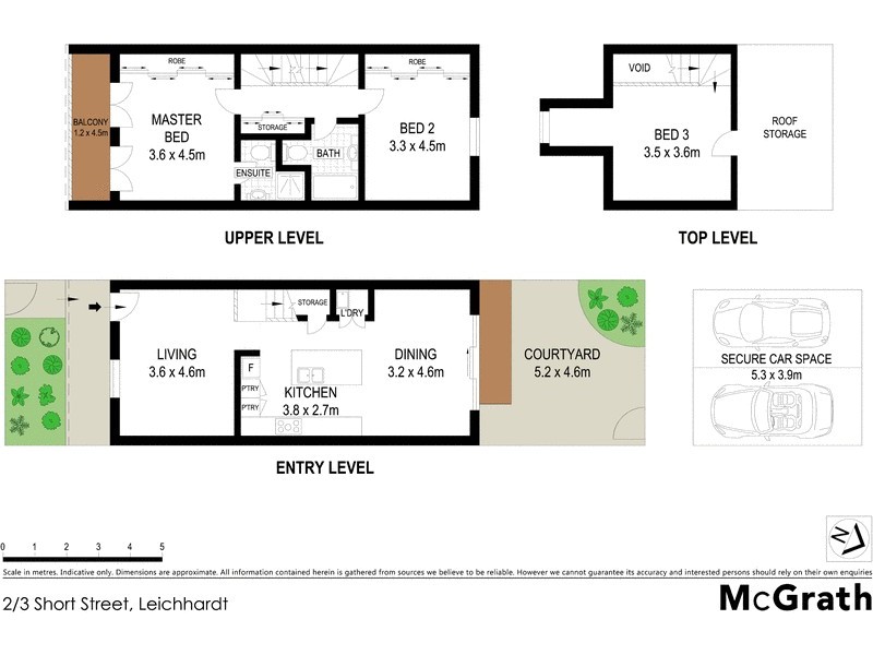 2/3 Short Street, Leichhardt NSW 2040 Floorplan