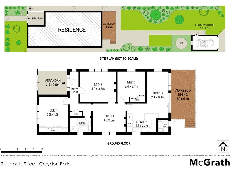 2 Leopold Street, Croydon Park NSW 2133 Floorplan