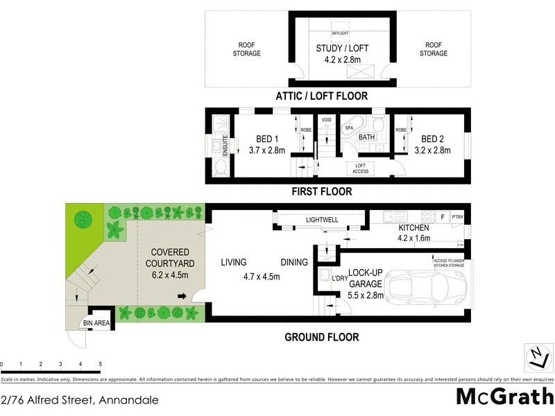 2/76 Alfred Street, Annandale NSW 2038 Floorplan